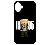 Cool Teddy Bear Boy Birthday Awesome Born Since 1995 Graphic Custodia per iPhone 16 Plus