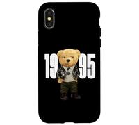 Cool Teddy Bear Boy Birthday Awesome Born Since 1995 Graphic Custodia per iPhone X/XS