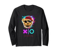 Cool Teddy Bear Boy Illustration Novelty Graphic Designs Maglia a Manica