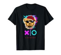 Cool Teddy Bear Boy Illustration Novelty Graphic Designs Maglietta
