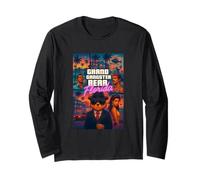 Cool Teddy Bear Florida Illustration Novelty Graphic Designs Maglia a Manica