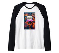Cool Teddy Bear Florida Illustration Novelty Graphic Designs Maglia con Maniche Raglan