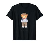 Cool Teddy Bear Happy Quotes Illustration Graphic Designs Maglietta