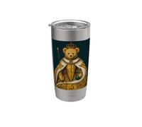 Cool Teddy Bear Inspired from Royal Art Abstract Cool Bicchiere termico in acciaio inox doppia parete