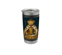 Cool Teddy Bear Inspired from Royal Art Abstract Cool Bicchiere termico in acciaio inox doppia parete