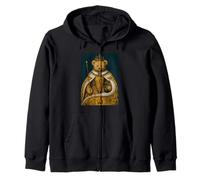 Cool Teddy Bear Inspired from Royal Art Abstract Cool Felpa con Cappuccio
