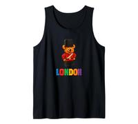 Cool Teddy Bear London King Guard with Blocks Toy Cartoon Canotta