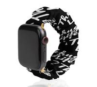 Cool Thug - Cinturino elastico compatibile con iWatch, divertente, per uomini e donne, 38 mm/40 mm, 42 mm/44 mm, 38mm/40mm, Poliestere, Nessuna pietra preziosa
