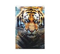 Cool tiger Bandiere per esterni 0,6 x 0,9 m stampa verticale su entrambi i lati bandiera da giardino bandiere per esterni banner per vacanze con occhielli per casa, cortile, prato, portico decorazioni