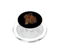Cool Tiger E Rose Vintage Tattoo Wild Jungle Cat Art PopSockets PopGrip per MagSafe