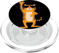 Cool Tiger Rock On Funny Animal Lover Occhiali da sole grafici PopSockets PopGrip per MagSafe