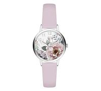 Cool Time ragazza bambina orologio da polso, Flowers (rosa-Silber)