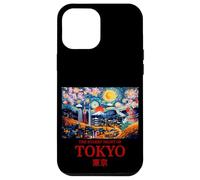 Cool Tokyo Japan with the Starry Night Concept of Van Gogh Custodia per iPhone 12 Pro Max