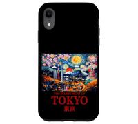 Cool Tokyo Japan with the Starry Night Concept of Van Gogh Custodia per iPhone XR