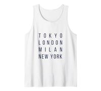 Cool Tokyo Londra Milano New York Graphic Tees & Cool Designs Canotta