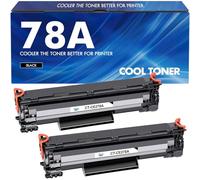 Cool Toner Cartuccia toner Compatibile In sostituzione di HP CE278A 78A LaserJet M1536 MFP M1536DNF P1560 P1566 P1606 P1606DN imageClass MF4410 MF4430 MF4450 MF4580dn (Nero, confezione da 2)