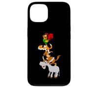 Cool Town Musicians of Bremen Illustration Graphic Designs Custodia per iPhone 13