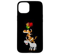 Cool Town Musicians of Bremen Illustration Graphic Designs Custodia per iPhone 15 Plus
