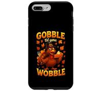 Cool Turkey Thanksgiving Gobble Till You Wobble Custodia per iPhone 7 Plus/8 Plus