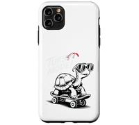 Cool Turtle on Skateboard Funny Turbo Vintage Gift Custodia per iPhone 11 Pro Max