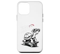Cool Turtle on Skateboard Funny Turbo Vintage Gift Custodia per iPhone 12 mini
