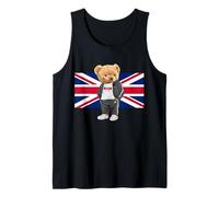 Cool UK Teddy Bear Illustration Novelty Graphic Designs Canotta