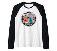 Cool Uncle Video Game Lover Robot Alien Design Regalo per Gli Uomini Maglia con Maniche Raglan
