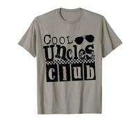 Cool Uncles Club Funny First Time Uncle To Niece and Nephews Maglietta