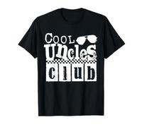 Cool Uncles Club Funny First Time Uncle To Niece and Nephews Maglietta