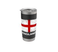 Cool United Kingdom England Flag Illustration Graphic Design Bicchiere termico in acciaio inox doppia parete