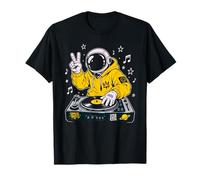 Cool Urban Astronaut DJ Giradischi Space Beats Maglietta