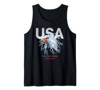 Cool USA Eagle with Wild Quotes Illustration Graphic Designs Canotta