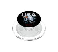Cool USA Eagle With wild Quotes Illustration Graphic Designs PopSockets PopGrip per MagSafe