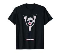Cool Vampire Rock On Funny Gothic Monster Graphic Occhiali da Sole Maglietta