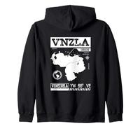 Cool venezuelan outfit tactical map of Caracas, Venezuela Felpa con Cappuccio