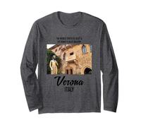 Cool Verona Italy The Romeo & Juliet Illustration Graphic Maglia a Manica
