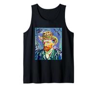 Cool Vincent Van Gogh Painter Profile Graphic Design Art Canotta