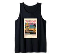 Cool Vintage California Illustration Novelty Graphic Designs Canotta