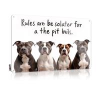Cool Wall Decor Coffee Bar Decor Wall Decor | Le regole sono: sii solater per un pitbulls. Inappropriato per la cucina casa (30 x 40 cm)