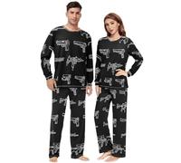 Cool Weapons Gun, set da 2 pezzi per la casa, unisex, comodo, con elastico in vita