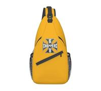 Cool West Coast Iron Cross Choppers Crossbody Sling Backpack Borse da Uomo Borse Pettorali a Spalla per Campeggio in Bicicletta