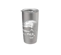 Cool Wild Abstract Skull Novelty Graphic Tees & Cool Designs Bicchiere termico in acciaio inox doppia parete