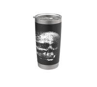 Cool Wild Abstract Skull Novelty Graphic Tees & Cool Designs Bicchiere termico in acciaio inox doppia parete