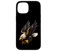 Cool Wild USA Eagle Hunting Illustration Graphic Designs Custodia per iPhone 15