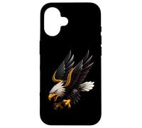Cool Wild USA Eagle Hunting Illustration Graphic Designs Custodia per iPhone 16
