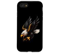 Cool Wild USA Eagle Hunting Illustration Graphic Designs Custodia per iPhone SE (2020) / 7 / 8