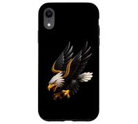 Cool Wild USA Eagle Hunting Illustration Graphic Designs Custodia per iPhone XR