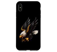Cool Wild USA Eagle Hunting Illustration Graphic Designs Custodia per iPhone XS Max
