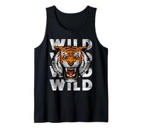Cool Wild Wild Tiger Novelty Graphic Tees & Cool Designs Canotta