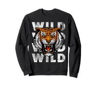 Cool Wild Wild Tiger Novelty Graphic Tees & Cool Designs Felpa